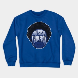 Ausar Thompson Detroit Player Silhouette Crewneck Sweatshirt